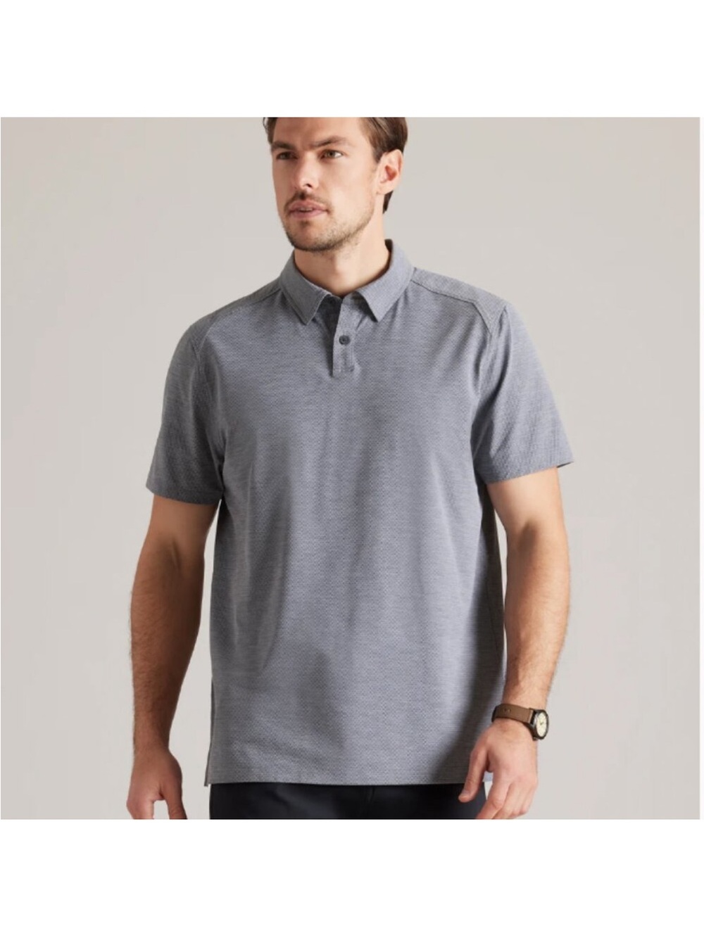 NEW Rhone Men's Commuter Polo Short Sleeve Shirt Large